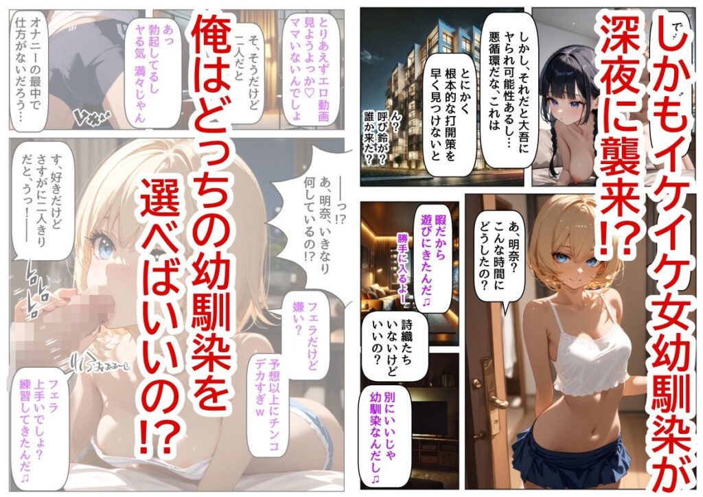 【完全版】[d_464502]初体験に興味ある幼馴染4人で、AV鑑賞会してみる＜＞