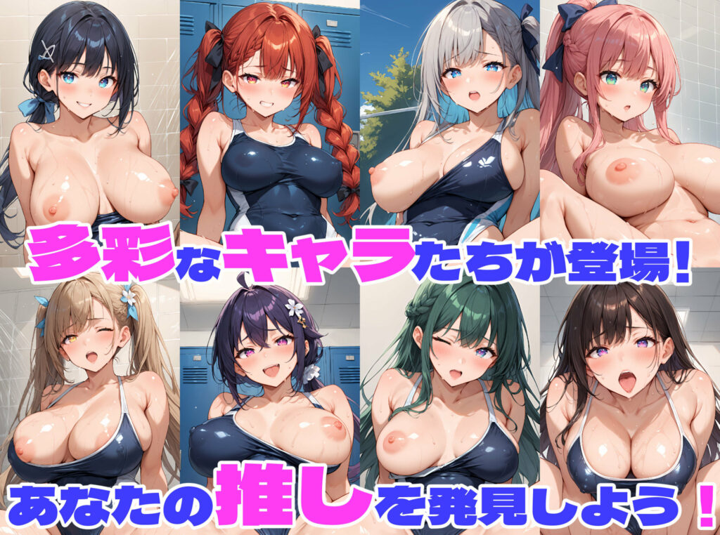 【完全版】[d_473061]性育学園No.12〜爆乳スク水編〜爆乳JKとスクール水着でやりたい放題！【CG500枚】＜＞