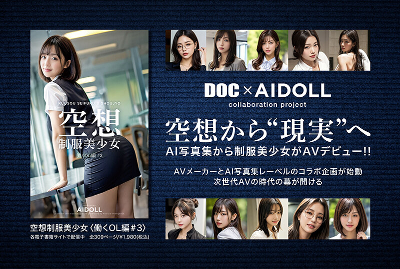 【完全版】[h_1711dal00005]空想制服美少女 AI MODEL AV DEBUT 働くOL編＜DOC AI LAB＞